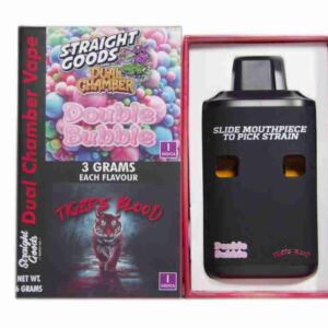 Straight Goods Dual Chamber Vape – Double Bubble OG + Tiger Blood (3 Grams + 3 Grams)